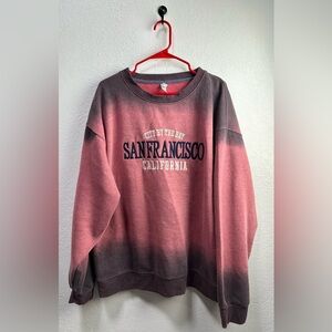 Teemax Women’s Pink/Purple San Francisco Sweatshirt 3XL